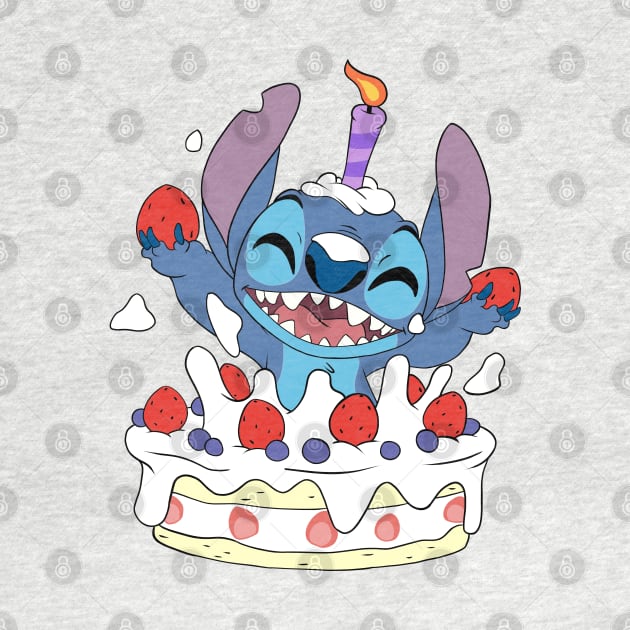 Happy Birthday Stitch by Nykos